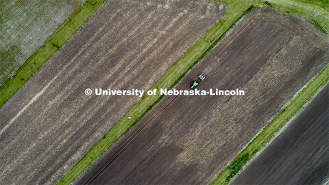 James Schnable corn research group plants at agronomy fields at 84th and Havelock in northeast Linco