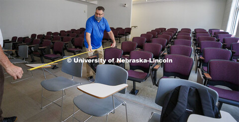 Jack Dohrman, Interim University Space Manager, with Facilities Management and Planning, and Shawn L