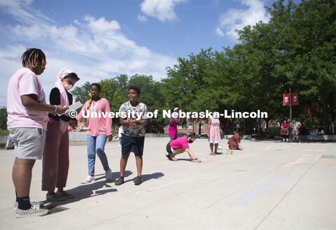 Say Her Name Rally began at the Nebraska Union and then the group marched to the Capitol. July 3, 20