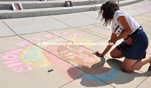 Say Her Name Rally began at the Nebraska Union and then the group marched to the Capitol. July 3, 20