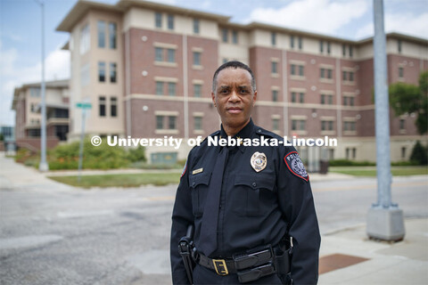 New University of Nebraska-Lincoln Police Department Chief Hassan Ramzah had his badge presented to 