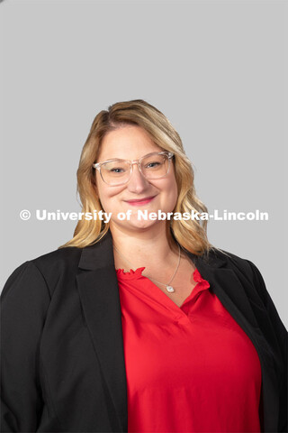 Studio portrait of Amanda Orr, Aera Coordinator, Residence Life. July 27, 2020. 