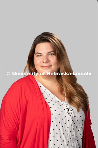 Studio portrait of Veronica Tabor, Residence Director, Residence Life. July 27, 2020. 