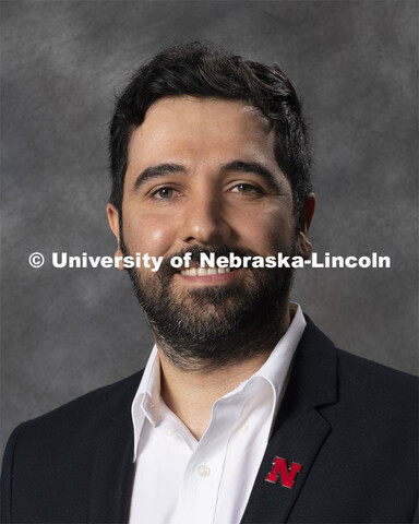 Studio portrait of Arman Roohi, Assistant Professor, Computer Science and Engineering. New Faculty. 