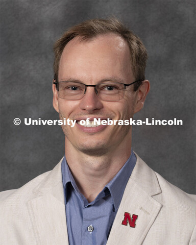 Studio portrait of Robert Streubel, Assistant Professor, Physics and Astronomy. New Faculty. August 