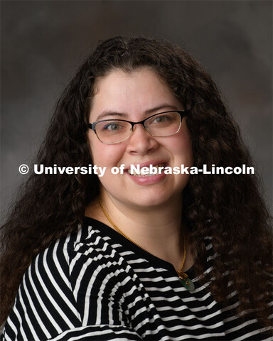 Studio portrait of Andrea Ohles, Lecturer for Child, Youth and Family Studies. August 21, 2020. 