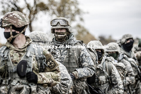 UNL Army ROTC Big Red Battalion holds yearly 3-day field exercises at the National Guard training ar