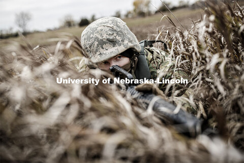 UNL Army ROTC Big Red Battalion holds yearly 3-day field exercises at the National Guard training ar