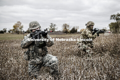 UNL Army ROTC Big Red Battalion holds yearly 3-day field exercises at the National Guard training ar