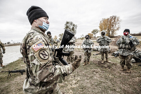 UNL Army ROTC Big Red Battalion holds yearly 3-day field exercises at the National Guard training ar