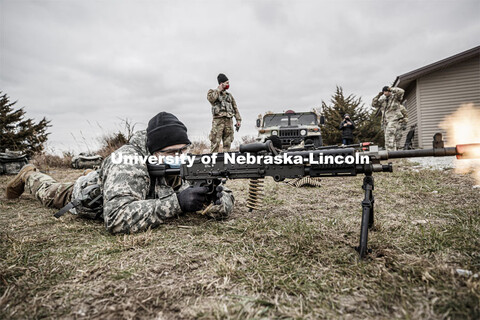 UNL Army ROTC Big Red Battalion holds yearly 3-day field exercises at the National Guard training ar