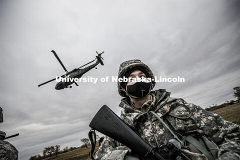 UNL Army ROTC Big Red Battalion holds yearly 3-day field exercises at the National Guard training ar