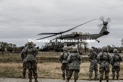 UNL Army ROTC Big Red Battalion holds yearly 3-day field exercises at the National Guard training ar