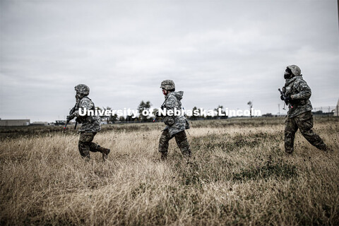 UNL Army ROTC Big Red Battalion holds yearly 3-day field exercises at the National Guard training ar