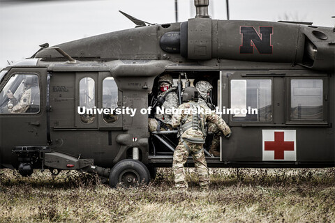 UNL Army ROTC Big Red Battalion holds yearly 3-day field exercises at the National Guard training ar