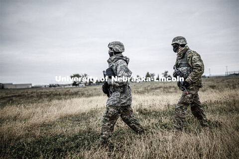 UNL Army ROTC Big Red Battalion holds yearly 3-day field exercises at the National Guard training ar