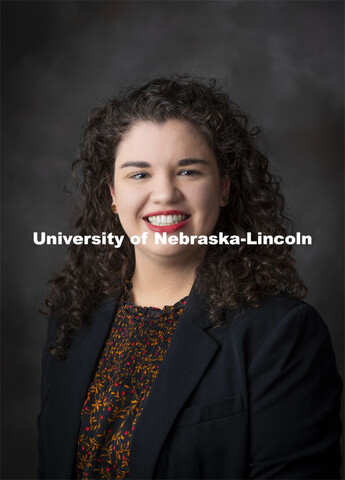 Studio portrait of Amelia Baumgardner, Office of Diversity and Inclusion. November 5, 2020.  