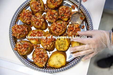 Students in Ajai Ammachathram’s Catering Management course prepared a wedding feast as the final p