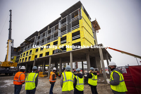 Tour of under construction Scarlet Hotel on Nebraska Innovation Campus. December 15, 2020. 