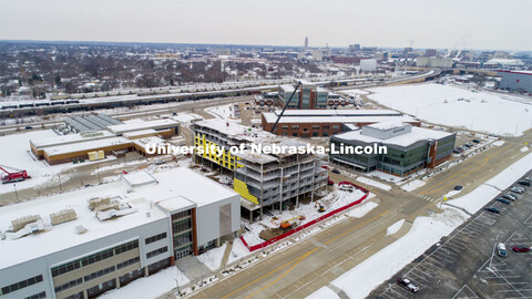 Tour of under construction Scarlet Hotel on Nebraska Innovation Campus. December 15, 2020. 