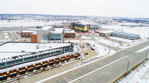 Tour of under construction Scarlet Hotel on Nebraska Innovation Campus. December 15, 2020. 