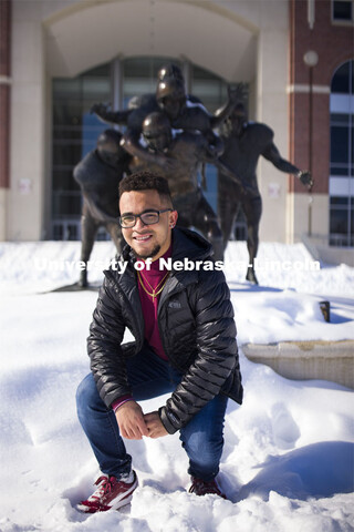 Drake Keeler is a journalism major who is leading the Daily Nebraskan's Black Lives Matter project a