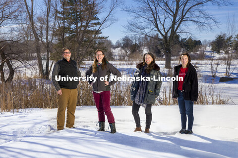 Husker researchers Steven Thomas, Jessica Corman, Katie Anania and Jennifer Clarke are leading a $6 
