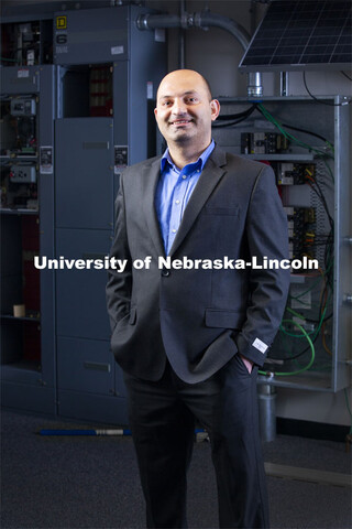 UNL’s Fadi M Alsaleem, an Assistant Professor of Architectural Engineering, poses for a portrait o