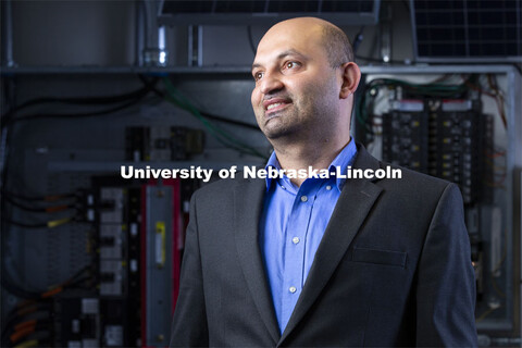 UNL’s Fadi M Alsaleem, an Assistant Professor of Architectural Engineering, poses for a portrait o