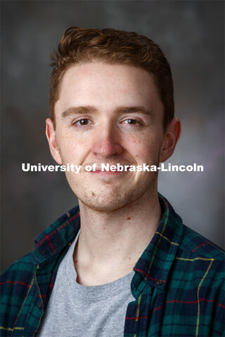 Studio portrait of Andrew Haar, winner of  DAAD award (nationally competitive scholarship)  for grad