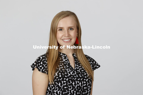 Studio portrait of Audrey Kreun, NSE Orientation Leader. April 7, 2021. 