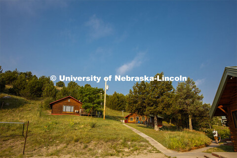 Students who take courses at Cedar Point stay in cabins, eat in the dining facilities and learn on t