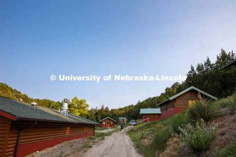 Students who take courses at Cedar Point stay in cabins, eat in the dining facilities and learn on t