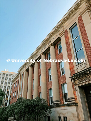 Exterior view of Avery Hall on City Campus. July 21, 2021. 