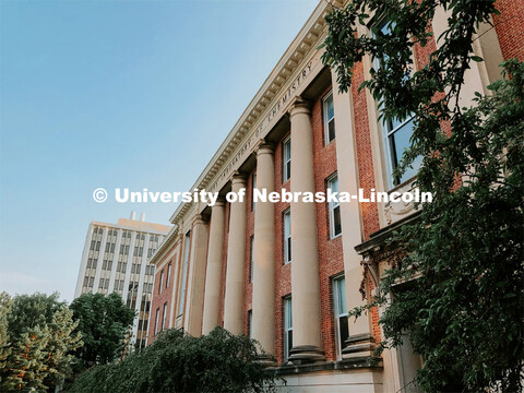 Exterior view of Avery Hall on City Campus. July 21, 2021. 