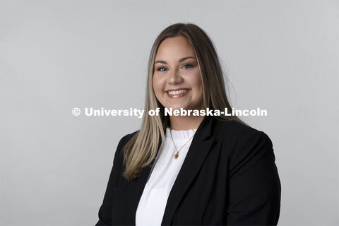 Studio portrait of Kate Reyome, Special Events Coordinator, Office of Admissions. September 23, 2021