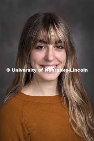 Studio portrait of Andrea Valero de los Santos, Spanish Graduate Teaching Assistant (GTA), Modern La