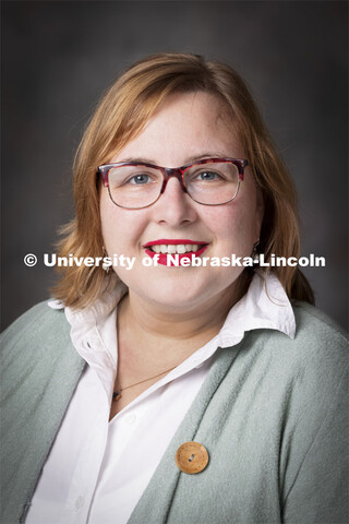 Studio portrait of Lara Armenteros Garrido, Spanish Graduate Teaching Assistant, Modern Languages. O