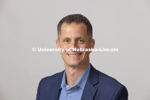 Studio portrait of Anthony Bushard, Associate Professor of Music History, Glenn Korf School of Music