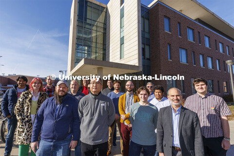 Ilya Kravchenko, Dan Claes, Frank Golf and Ken Bloom are members of Nebraska’s Department of Physi