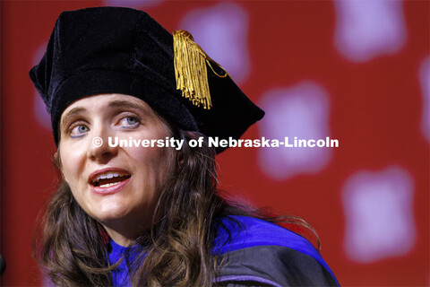 Sarah Gervais gives the commencement address “Where Joy Lives”. Graduate Commencement at Pinnacl