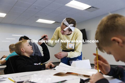 UNL honors students work as winterns for 4-H/Extension winternships and the Galactic Quest activitie