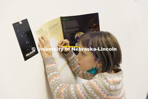 UNL honors students work as winterns for 4-H/Extension winternships and the Galactic Quest activitie