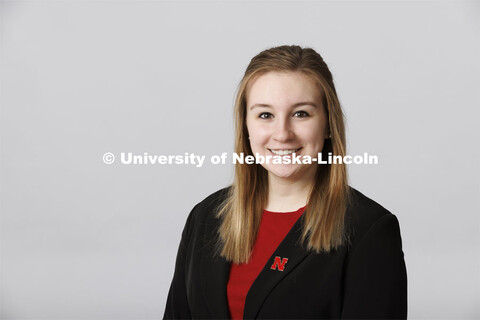 Studio portrait of Claire Swanson, Recruitment Specialist, Academic Services and Enrollment Manageme