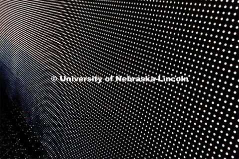 LED board around the Tunnel Walk entrance at Memorial Stadium. May 4, 2022. 