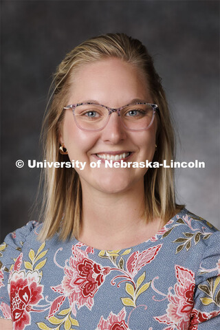 Studio portrait of Ashton Figgner, Extension Assistant, Nutrition Education Program (NEP). Portraits