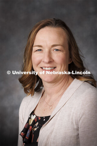 Studio portrait of Sonya Glup, 4-H Extension Associate. Portraits of Extension, IANR and CASNR educa