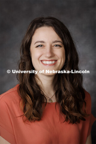 Studio portrait of Amanda Kowalewski, Extension Educator. Portraits of Extension, IANR and CASNR edu