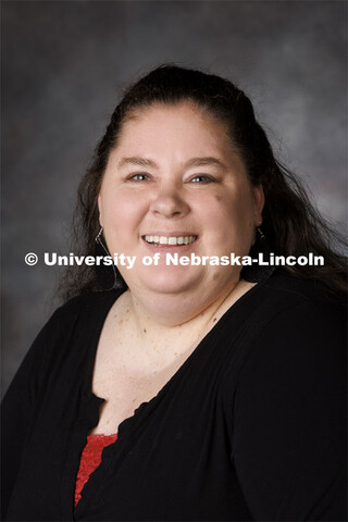 Studio portrait of Amber Willard, 4-H Extension Assistant. Portraits of Extension, IANR and CASNR ed