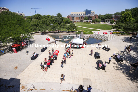 Members of the university and Lincoln communities braved the summer heat for the two-hour Juneteenth